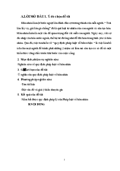 Tiểu luận môn Pháp luật đại cương | Đại học Quảng Nam