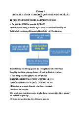 Chương 3 Chủ nghĩa xã hội và thời kỳ quá độ lên chủ nghĩa xã hội môn Chủ nghĩa xã hội và khoa học | Học viện Nông nghiệp Việt Nam