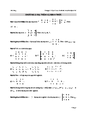 Tài liệu ma trận nhập môn | Đại học Sư phạm Hà Nội