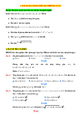 Các Dạng Toán Bài Phương Trình Mặt Cầu Lớp 12 Giải Chi Tiết