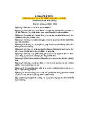 Nội dung ôn thi môn Triết học học kỳ 1 năm 2023 - 2024 | Đại học Bách Khoa - Đại học Đà Nẵng