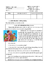 Đề ôn tập hè lớp 3 lên lớp 4 môn Tiếng Việt sách Cánh Diều - Đề 2