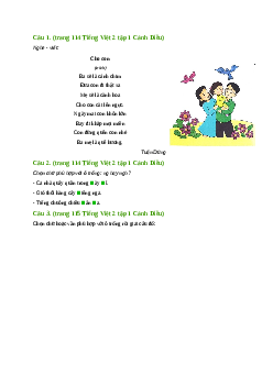 Giải SGK môn Tiếng việt 2 - Bài 14: Nghe - viết: Cho con (6) | Cánh Diều