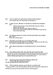 Ôn tập thi cuối kỳ Triết học Mác-Lênin | Đại học Công nghiệp Thực phẩm Thành phố HCM