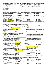 (Đề thi có 04 trang) Thời gian làm bài : 60 phút không kể thời gian phát đề - Tài liệu tổng hợp