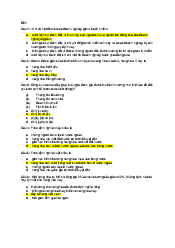 Một số câu trắc nghiệm ví dụ Kinh tế vi mô | Trường Đại học Mở Thành phố Hồ Chí Minh