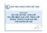 Bài giảng Cơ cấu xã hội - Chủ nghĩa xã hội khoa học | Học viện Hàng Không Việt Nam