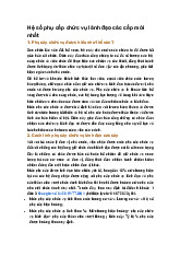 Hệ số phụ cấp chức vụ lãnh đạo các cấp mới nhất