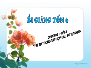 Bài 2: Tập hợp số tự nhiên | Bài giảng PowerPoint Toán 6 | Kết nối tri thức