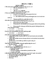 Ôn tập Virus Cúm và Virus Liên Quan môn Vi sinh | Trường Đại Học Y Dược Thái Bình