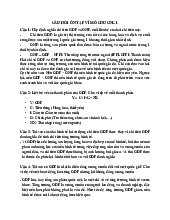 Đề cương câu hỏi ôn tập vĩ mô chương 1 | Đại học Kinh tế Thành phố Hồ Chí Minh