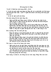 Đề cương môn Lịch sử Đảng - trường đại học Kiến trúc.