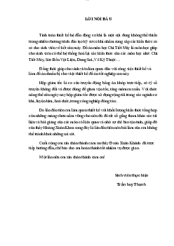 Thuyết minh - giải thích Chi tiết máy | Trường Đại học Giao thông Vận Tải