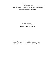 Tài liệu học tập Mạng máy tính | Đại học Kinh tế kỹ thuật công nghiệp