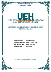 Báo cáo chương 3: luật điều chỉnh hoạt động sáp  nhập và mua lại môn Sáp nhập, mua lại và tái cấu trúc doanh nghiệp  | Trường Đại học Kinh tế Thành phố Hồ Chí Minh