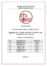 KỸ NĂNG PHÂN TÍCH VÀ SỬ DỤNG ÁN LỆ | Trường Đại học Luật - Đại học Quốc gia Hà Nội