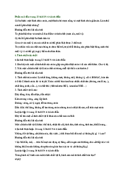 Giải sách giáo khoa môn Khoa học tự nhiên 6 bài 6 Tính chất và sự chuyển thể của chất | Sách Cánh Diều