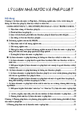 Lý Luận Nhà Nước và Pháp Luật - Phần Nghiên Cứu Cơ Bản