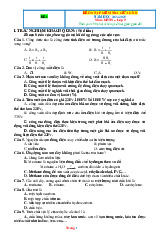Bộ 15 Đề Ôn Tập Giữa Kỳ 2 KHTN 9 Kết Nối Tri Thức 2025 Giải Chi Tiết