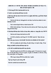 Lý thuyết chương 5: Đoàn kết dân tộc | Môn tư tưởng Hồ Chí Minh