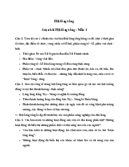 Soạn bài Hội lồng tồng - Kết nối tri thức Văn 7