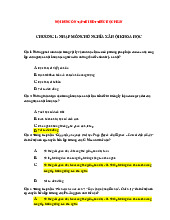 Ôn Tập Thi Môn Chủ nghĩa xã hội khoa học | Đại học Tài chính - Kế toán