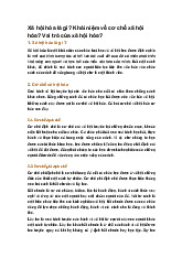 Xã hội hóa là gì? Khái niệm về cơ chế xã hội hóa? Vai trò của xã hội hóa?