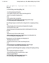 Cách dùng Some, many, any, a few, a little, a lot of,  lots of môn Tiếng anh| Trường Đại học Thăng Long