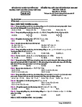 Đề giữa kì 2 Toán 10 năm 2024 – 2025 trường chuyên Lương Thế Vinh – Đồng Nai có đáp án