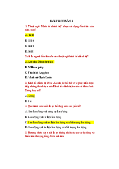 Bài tập test hàng tuần (Ôn tập) | Kinh tế chính trị Mac-Lenin | Trường đại học Bách Khoa Hà Nội