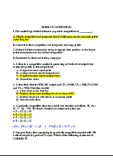 Market Structure Section 8: Perfect Competition & Monopoly | Microeconomics | Trường Đại học Quốc tế, Đại học Quốc gia Thành phố Hồ Chí Minh