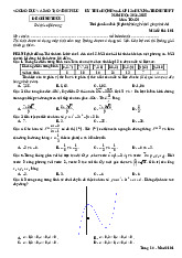Đề chọn học sinh giỏi Toán 12 THPT năm 2024 – 2025 sở GD&ĐT Vĩnh Phúc
