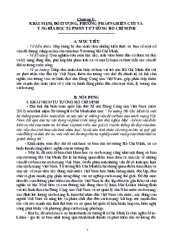 Giáo trình Tư tưởng Hồ Chí Minh chương 1