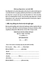 Mẫu hợp đồng thuê xe 2025 mới nhất