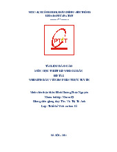 Báo cáo Thiết kế Web bán vé xem phim trực tuyến môn Thiết kế Website cơ bản | Học viện Công Nghệ Bưu Chính Viễn Thông