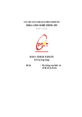 Báo cáo bài tập lớn: hệ thống iot cảm biến nhiệt độ và độ ẩm | Iot và ứng dụng | Học viện Công nghệ Bưu chính Viễn thông