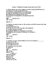 Chap 1 Môn Principles of Marketing | Trường Đại học Quốc tế, Đại học Quốc gia Thành phố Hồ Chí Minh