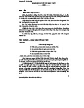 Khái Niệm và Phát Triển Từ Hán Việt - Môn Học Tu HV cho SV-HV