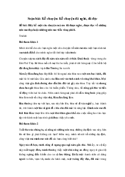 Kể chuyện về những ước mơ đẹp hoặc những ước mơ viển vông phi lí  | Tập làm văn 4
