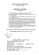 Hợp đồng lao động | Đại học Nội Vụ Hà Nội