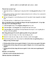 Bộ Câu Hỏi Ôn Tập môn Triết học Mác - Lênin | Trường Đại học Khoa học Tự nhiên, Đại học Quốc gia Thành phố Hồ Chí Minh