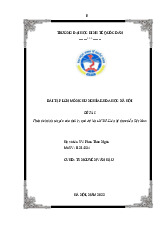 Phân tích tính tất yếu của thời kì quá độ lên CNXH. Liên hệ thực tiễn Việt Nam | Bài tập nhóm môn Chủ nghĩa xã hội Neu