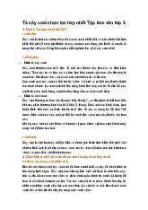 Tả cây xoài chọn lọc hay nhất Tập làm văn lớp 5