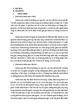 Khái niệm chuẩn mực xã hội học phần Xã hội học pháp luật