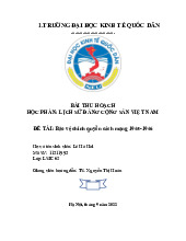 Bảo vệ chính quyền cách mạng 1945-1946 | Bài thu hoạch môn Lịch sử đảng cộng sản Việt Nam