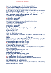 Câu hỏi trắc nghiệm bổ sung Triết học Mác - Lênin | Trường Đại học Công nghệ, Đại học Quốc gia Hà Nội