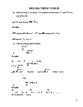Bài tập phương trình vi phân | Môn toán cao cấp