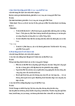 Giải sách giáo khoa môn Lịch sử 6 Bài 21 Vương quốc cổ Phù Nam | Chân trời sáng tạo