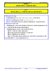 Các dạng bài tập phương trình và hệ phương trình Toán 9 Chân Trời Sáng Tạo