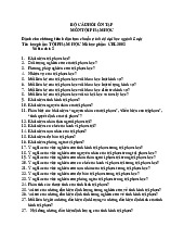 119 câu hỏi tội phạm học | Trường đại học Luật, đại học Quốc gia Hà Nội